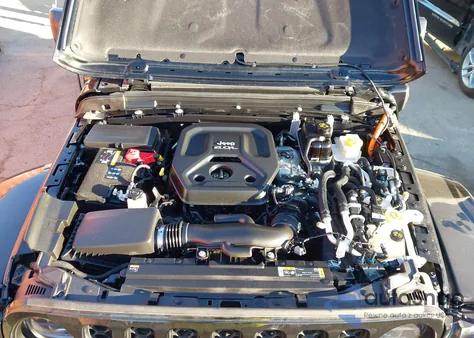 2023 Jeep Wrangler 4Xe Sahara 4X4 from USA, damaged, VIN 1C4JJXP63PW529437